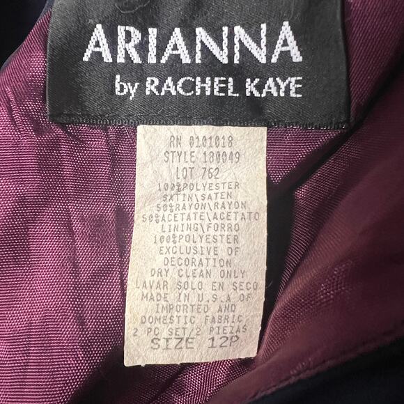 Arianna Y2K Maxi Dress Womens 12P Empire Waist Fairy Wedding Guest Homecoming - Picture 2 of 13